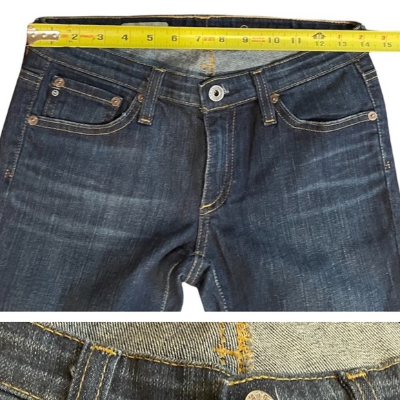 AG Adriano Goldschmied the stilt cigarette blue jean cotton blend size 26 - Picture 4 of 10